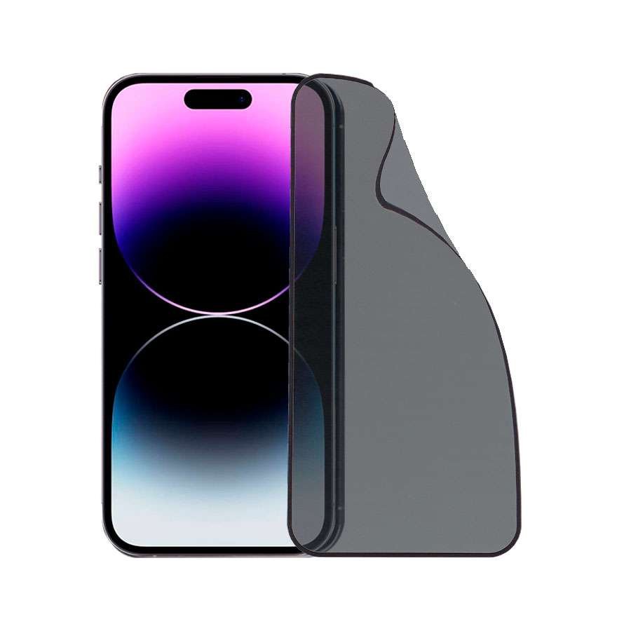 Verre trempé incassable anti-espion pour iPhone 14 Pro Max