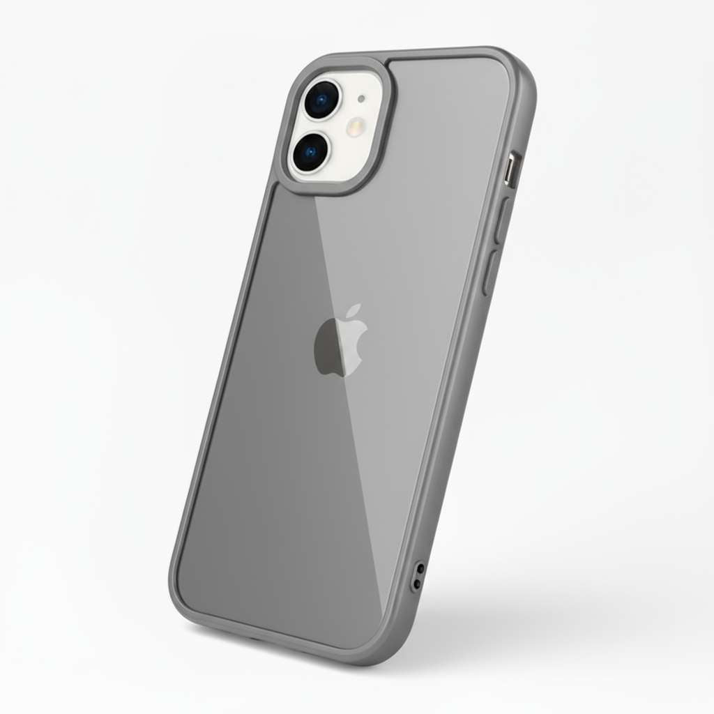 Coque en silicone couleur pour iPhone 12