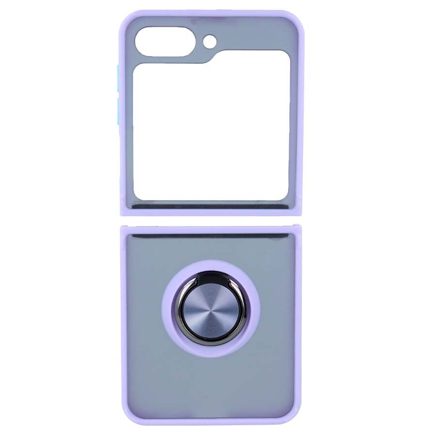Étui acrylique avec anneau pour Samsung Galaxy Z Flip 5