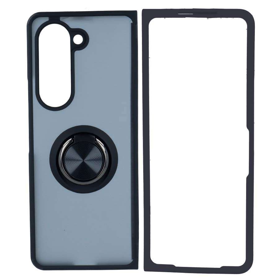 Coque en acrylique avec anneau pour Samsung Galaxy Z Fold 5