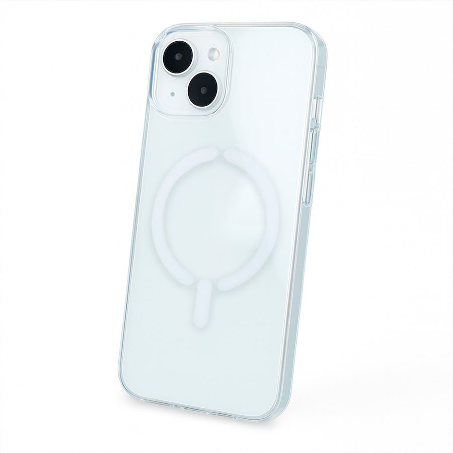 Coque Transparente Compatible MagSafe avec Logo pour iPhone 13