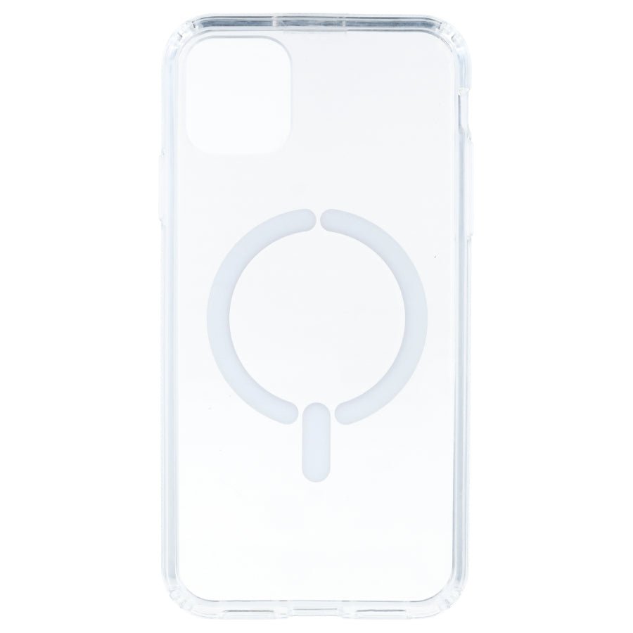 Coque transparente compatible MagSafe pour iPhone 11