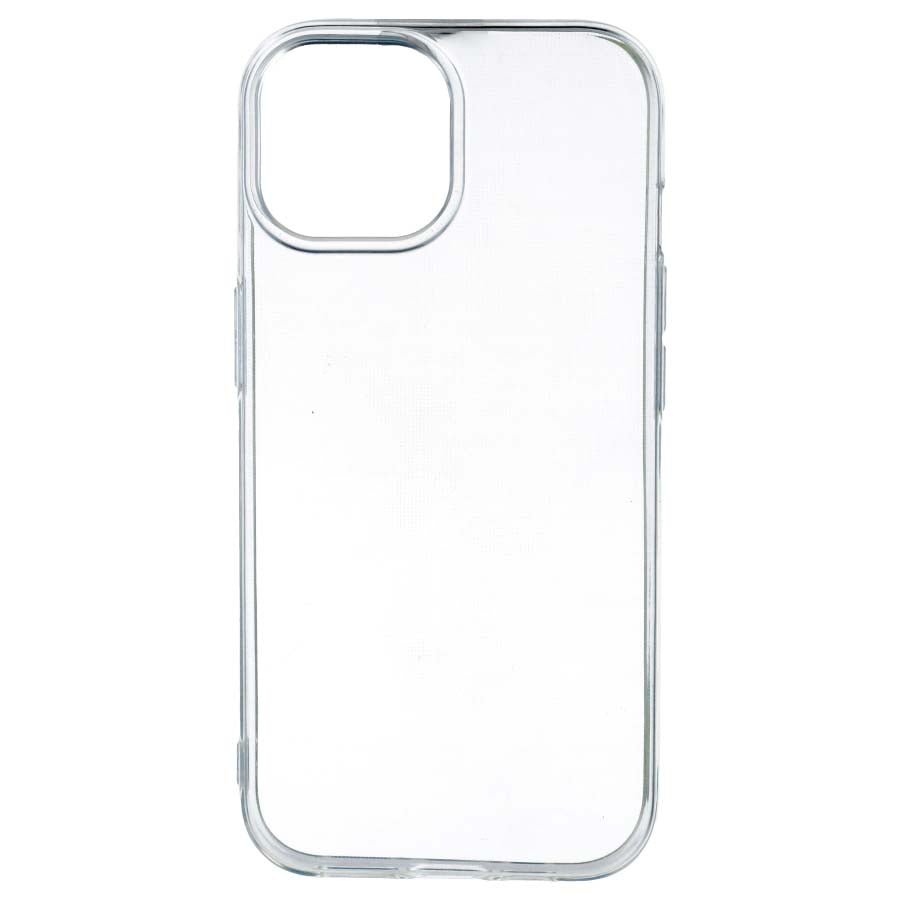 Coque en Silicone Transparent pour iPhone 15