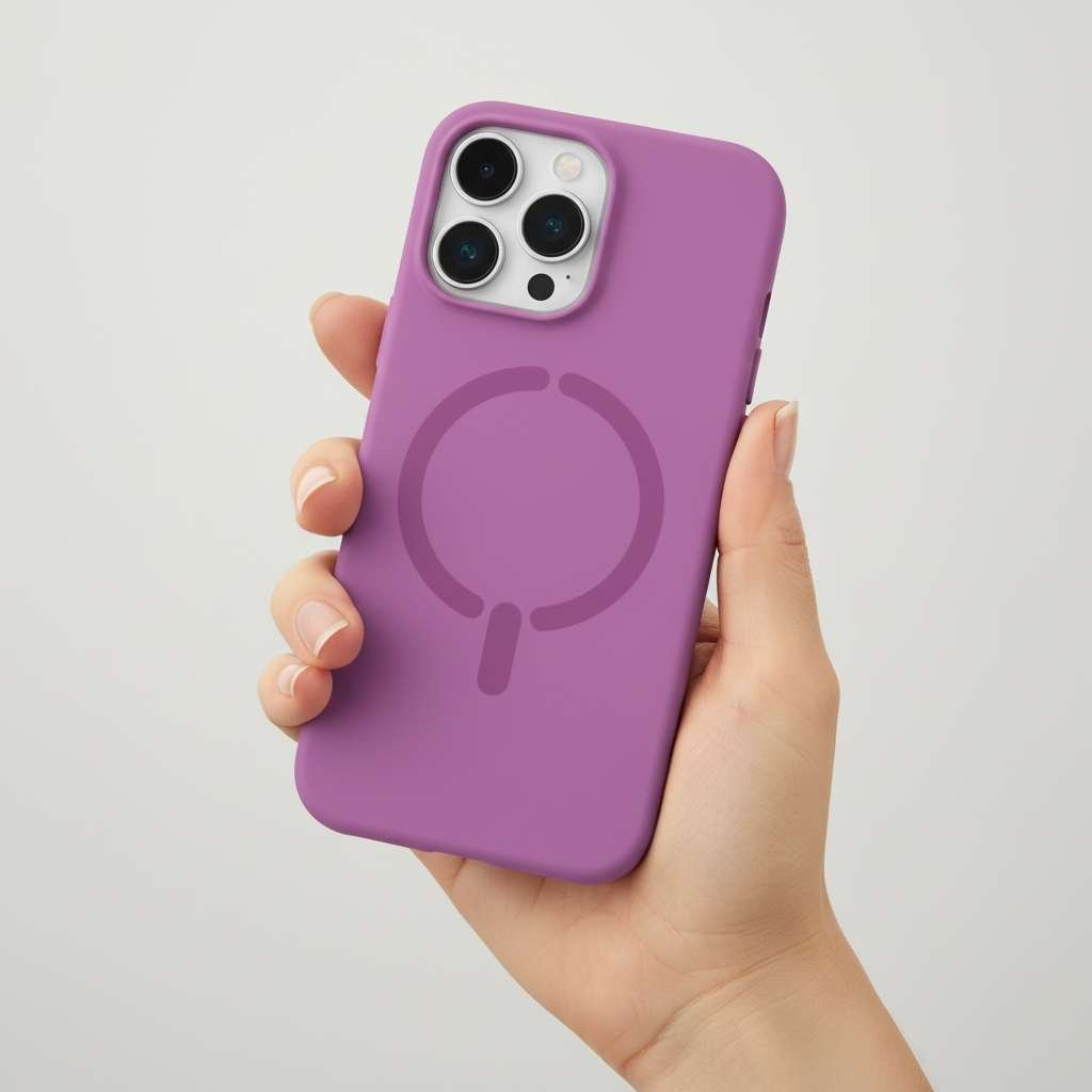 Coque ultra-souple compatible MagSafe pour iPhone 15 Pro Max
