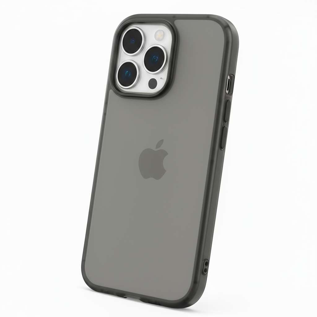 Coque en silicone colorée pour iPhone 15 Pro