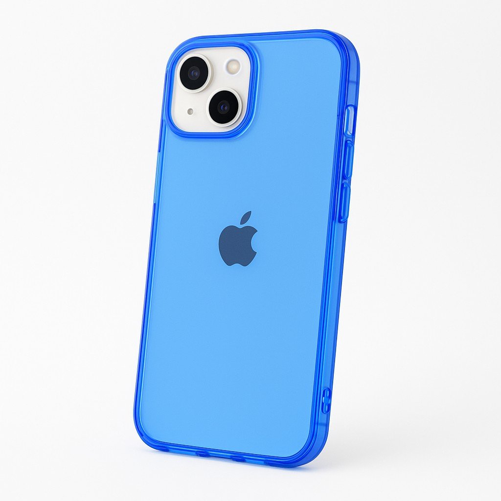 Coque en silicone couleur pour iPhone 15 Plus