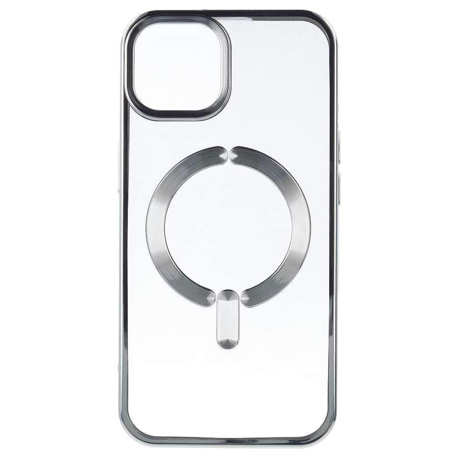 Coque Iron Logo compatible MagSafe pour iPhone 15