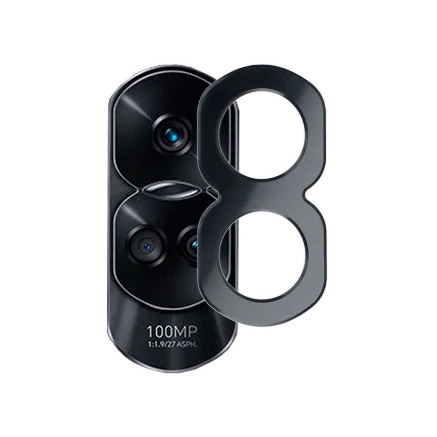 Protection d'objectif photo métallisée pour Honor 90 Lite