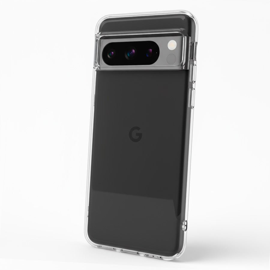 Coque en silicone transparente pour Google Pixel 8 Pro