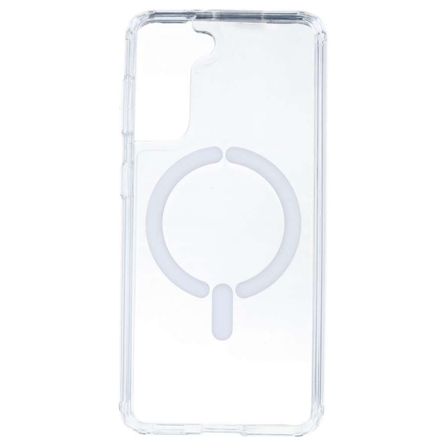 Coque transparente compatible MagSafe pour Samsung Galaxy S21 FE