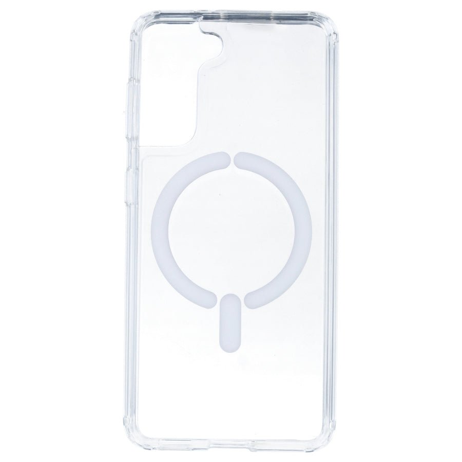 Coque transparente compatible MagSafe pour Samsung Galaxy S21 FE