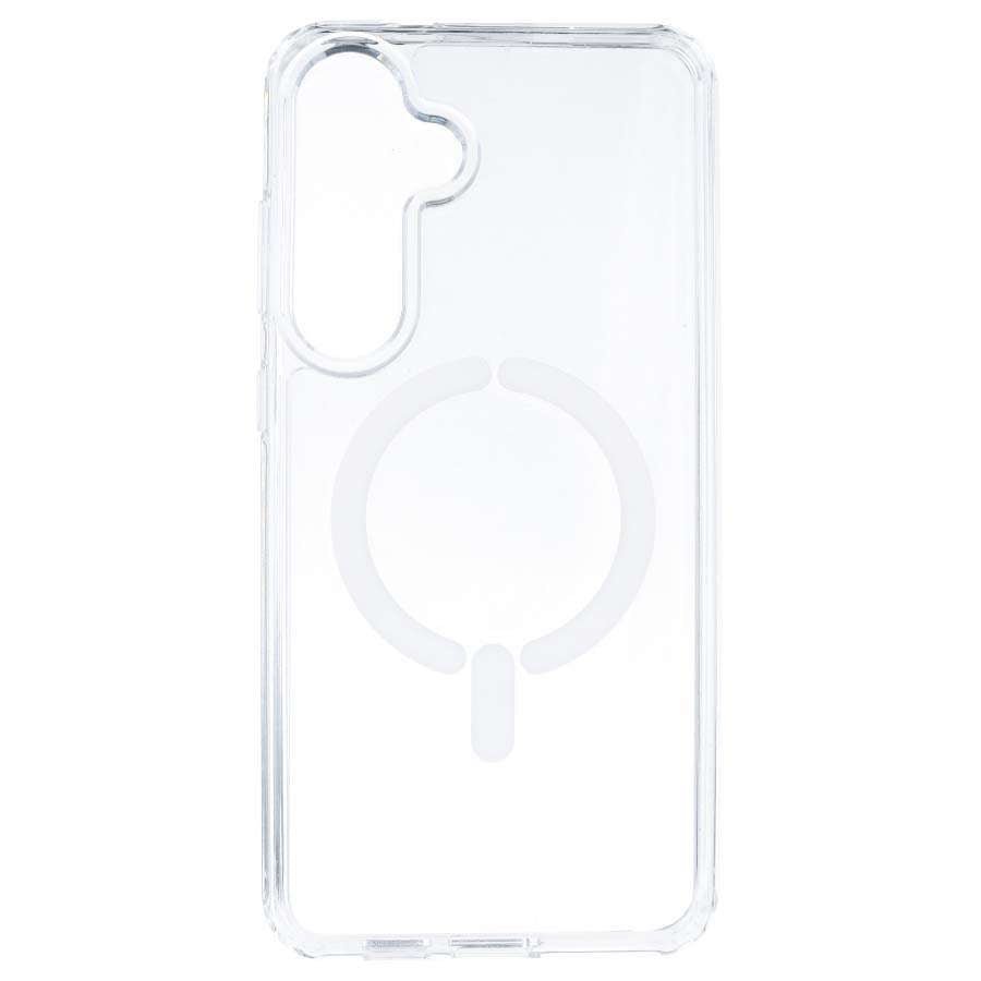 Coque Transparente Logo Compatible Magsafe pour Samsung Galaxy S24 Plus
