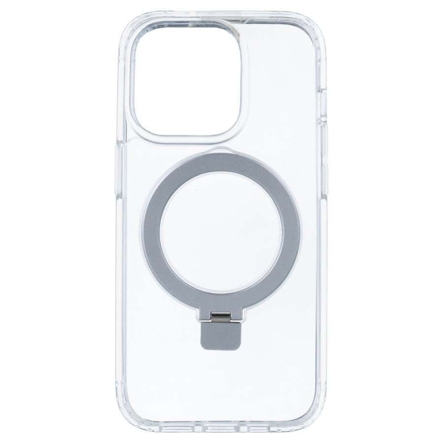 Coque transparente compatible MagSafe Ring pour iPhone 15 Pro