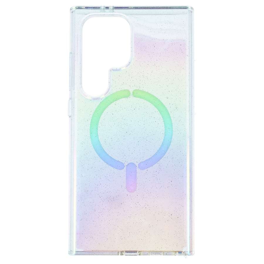 Coque pailletée compatible MagSafe pour Samsung Galaxy S24 Ultra