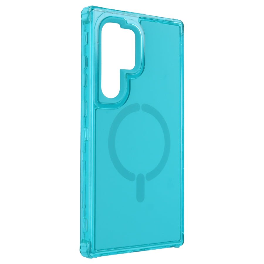 Coque Bumper 3 en 1 Compatible MagSafe pour Samsung Galaxy S22 Ultra