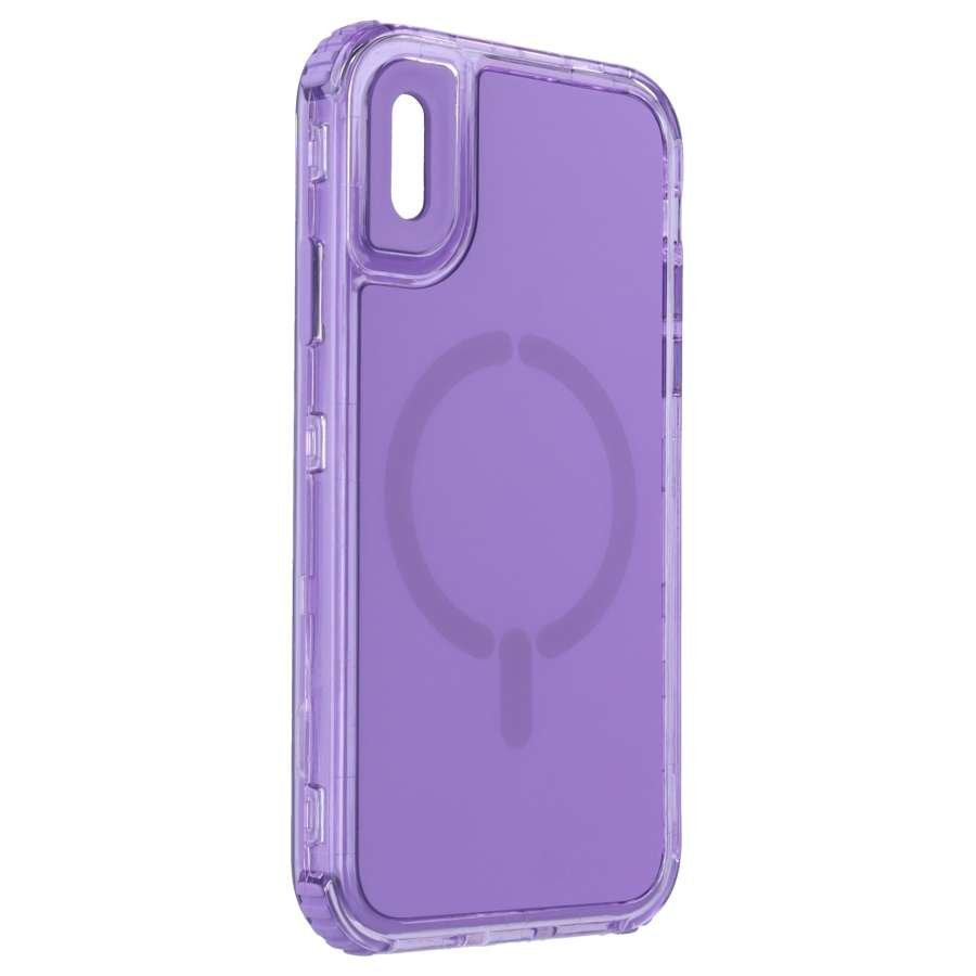 Coque Bumper 3 en 1 Compatible MagSafe pour iPhone XR