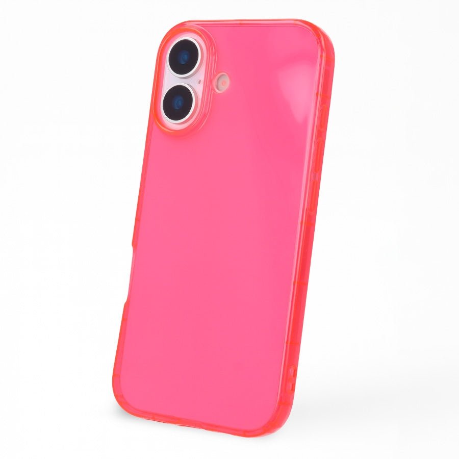 Coque en silicone colorée pour iPhone 16