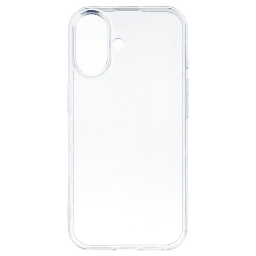 Coque en silicone transparente pour iPhone 16