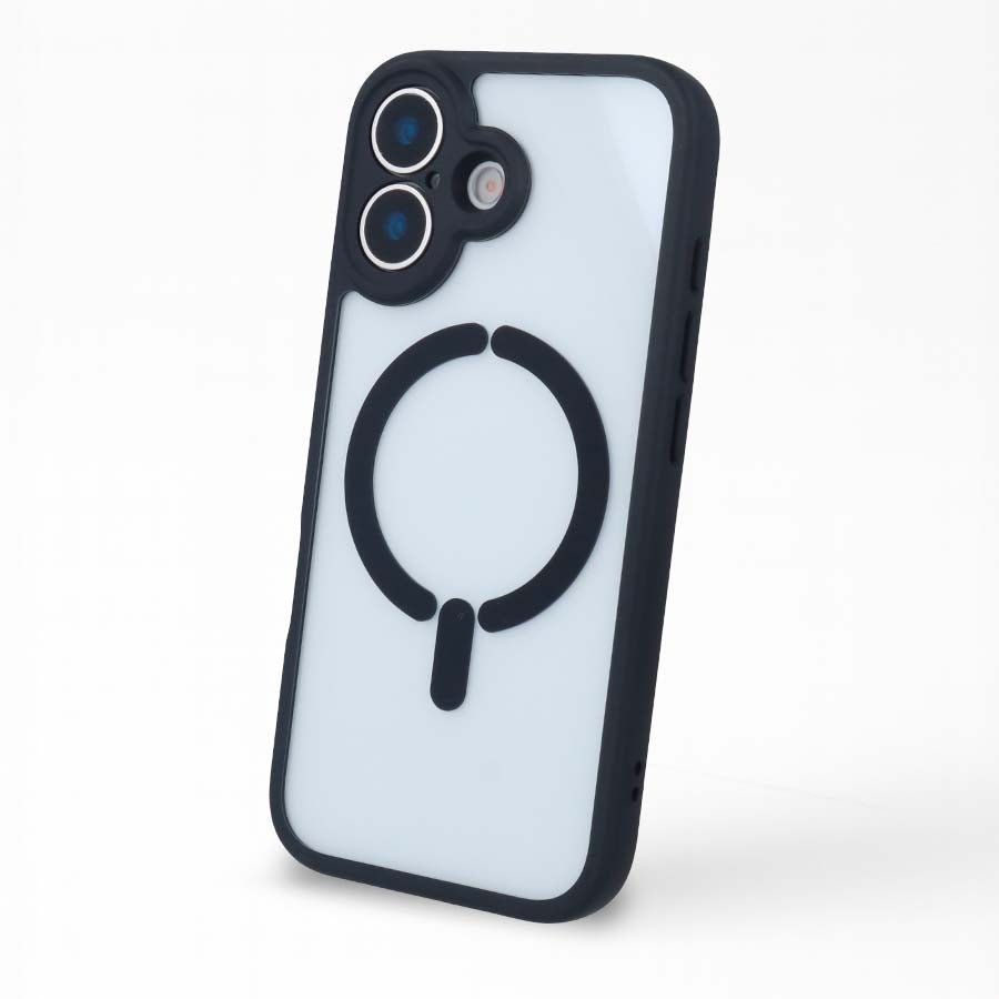 Coque Bumper Compatible Magsafe avec Cache Caméra pour iPhone 16