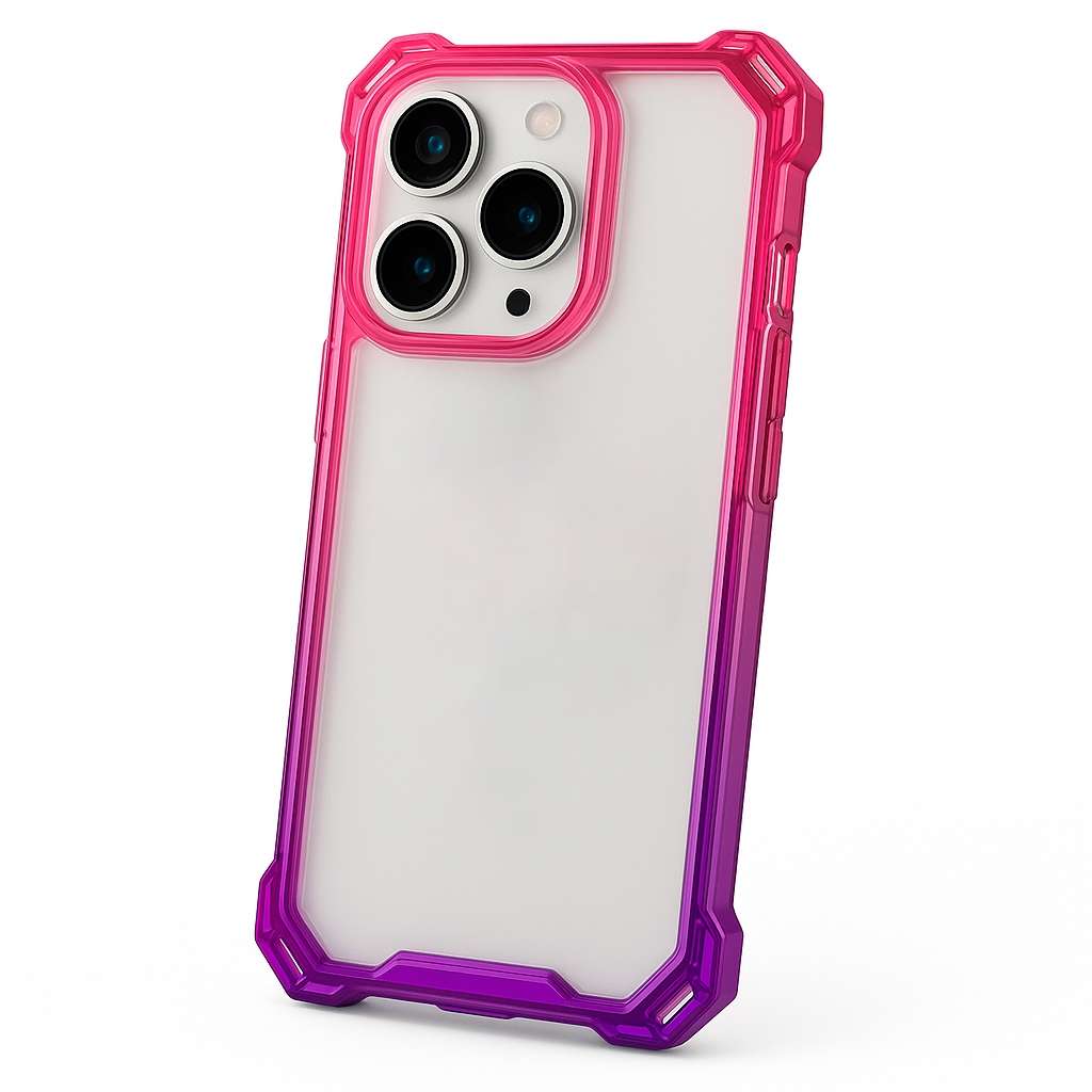 Coque Renforcée Dégradée avec Cordon pour iPhone 16 Pro