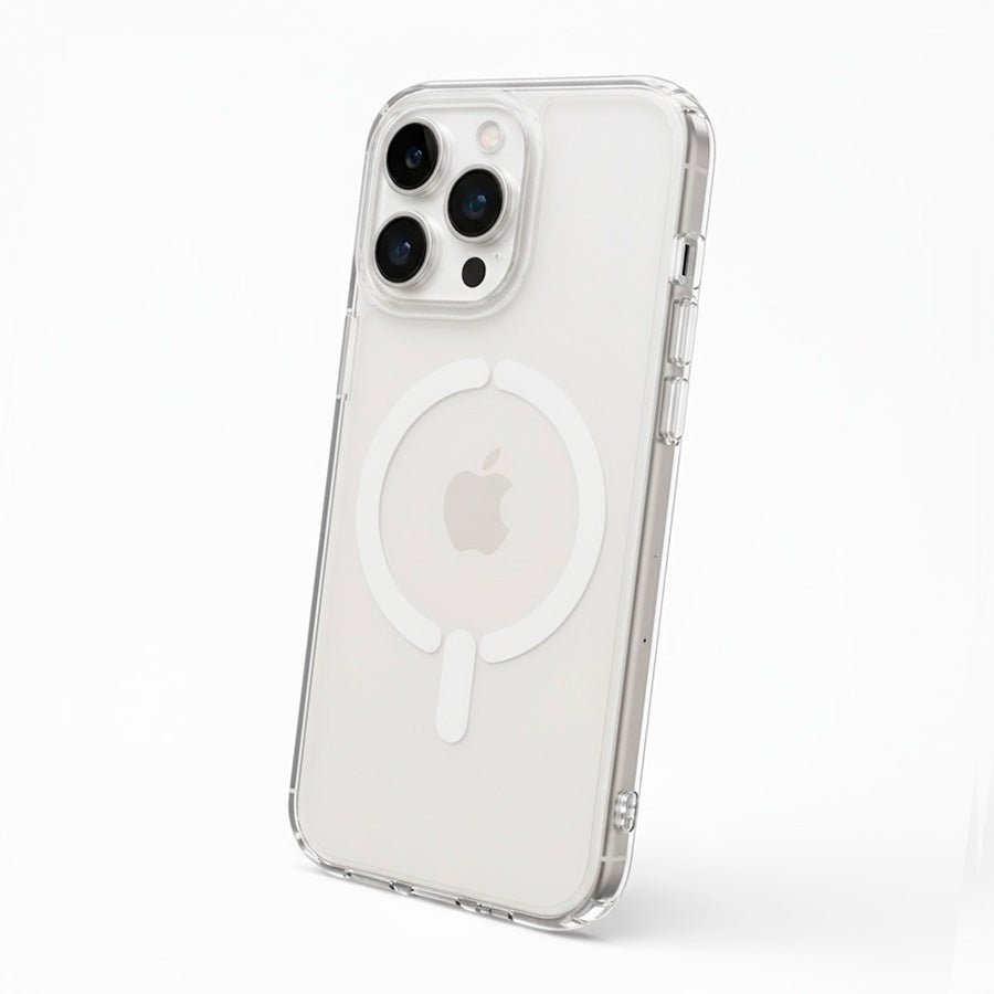 Coque Transparente Logo Compatible Magsafe pour iPhone 16 Pro