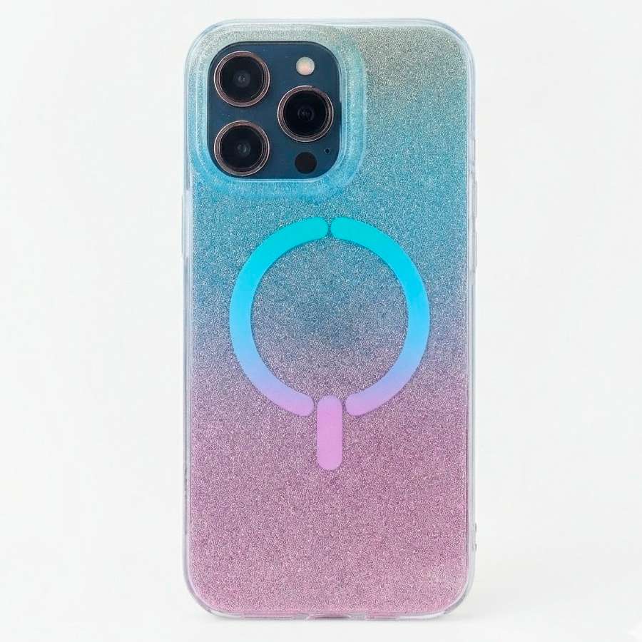 Coque Anneau Pailletée Compatible Magsafe pour iPhone 16 Pro