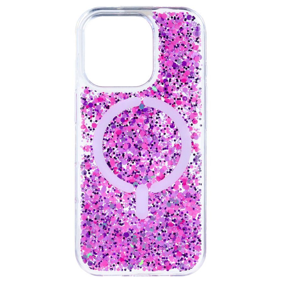 Coque Ring pailletée compatible Magsafe pour iPhone 16 Pro Max
