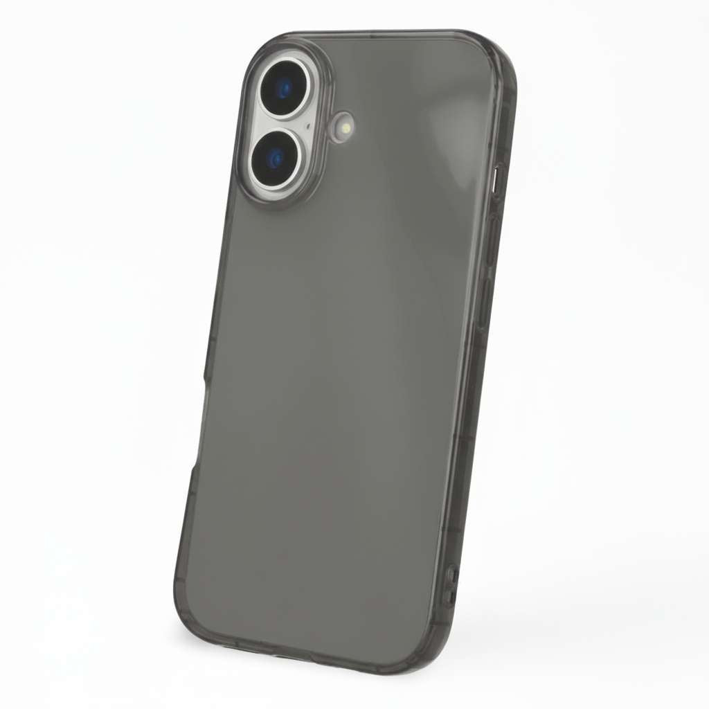 Coque en silicone couleur pour iPhone 16 Plus