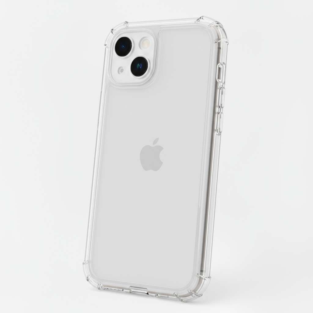 Coque renforcée anti-jaunissement pour iPhone 15 Plus