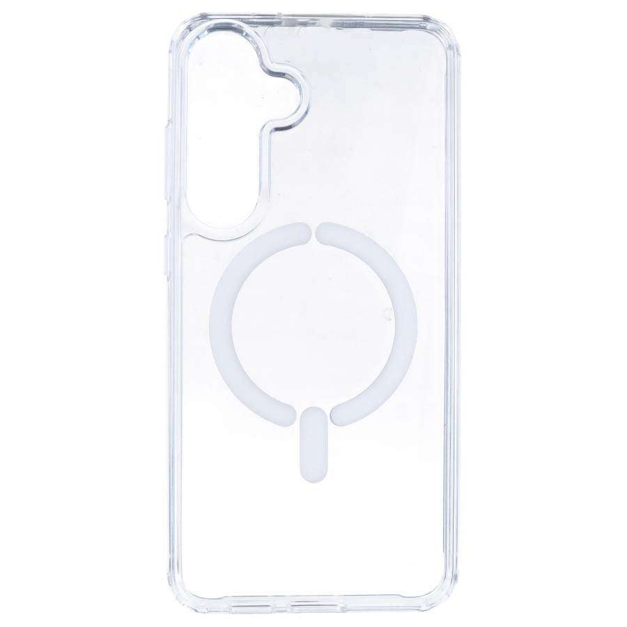 Coque transparente compatible MagSafe pour Samsung Galaxy S25 Plus