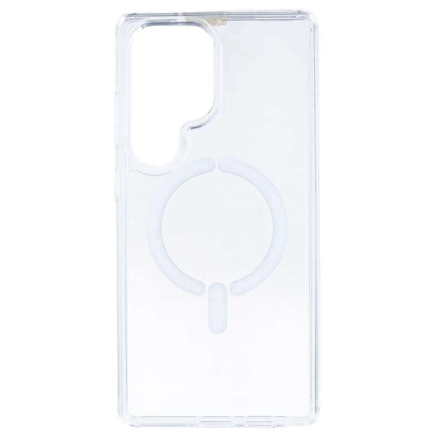 Coque Transparente Logo Compatible MagSafe pour Samsung Galaxy S25 Ultra