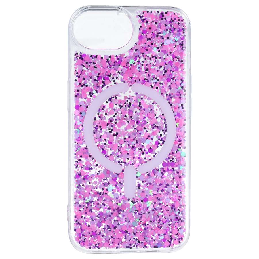 Coque Ring Glitter compatible MagSafe pour iPhone 17e