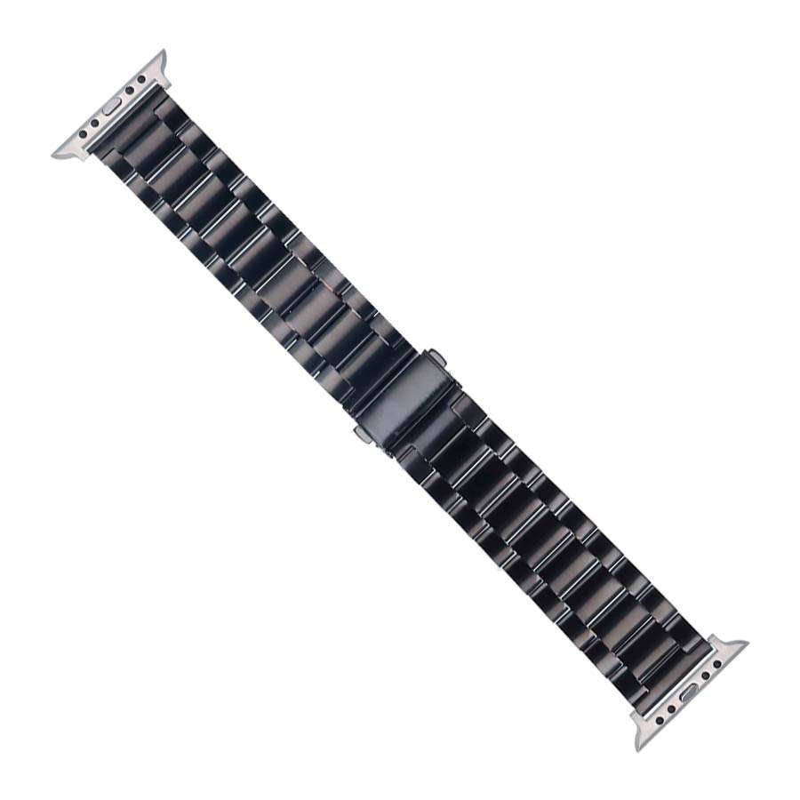 Bracelet de montre métallique compatible avec Apple Watch 38 mm
