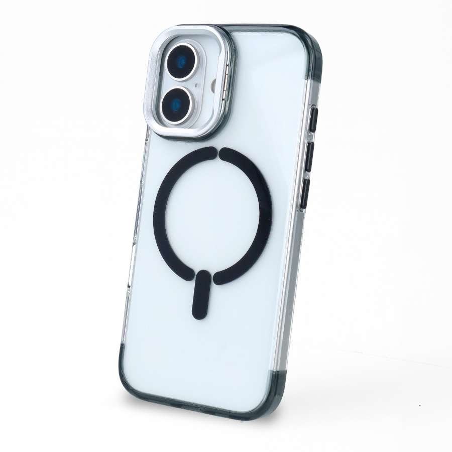 Coque Cam Holder Anti-jaunissement compatible MagSafe pour iPhone 16 Plus