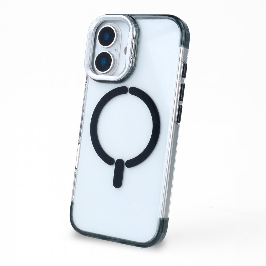 Coque Cam Holder Anti-jaunissement compatible MagSafe pour iPhone 16 Plus
