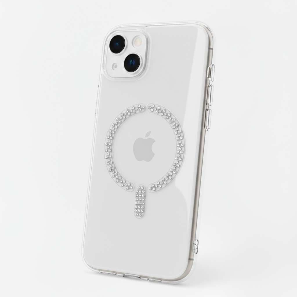 Coque brillante compatible MagSafe Antijeune pour iPhone 14