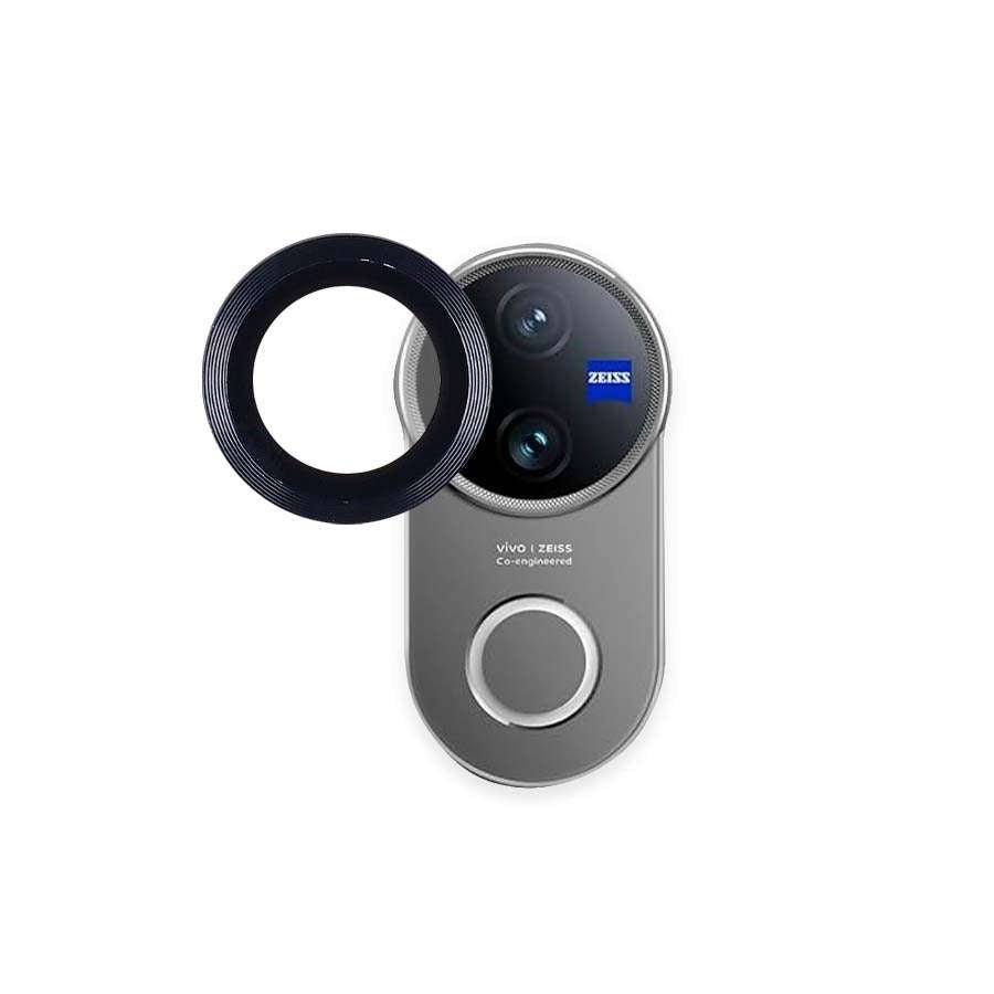 Protection d'objectif photo métallisée pour Vivo V50 5G