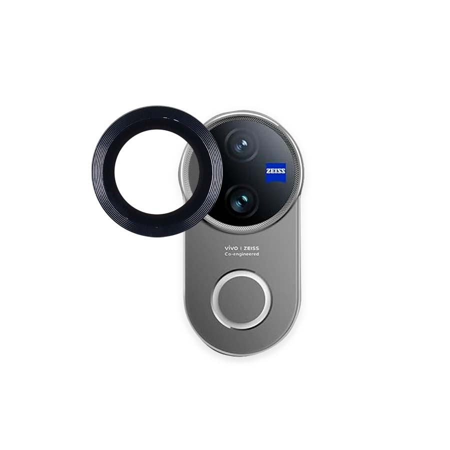 Protection d'objectif photo métallisée pour Vivo V50 5G