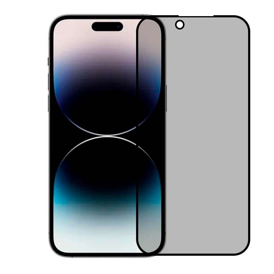 Film de protection en verre trempé intégral anti-espion pour iPhone 16e