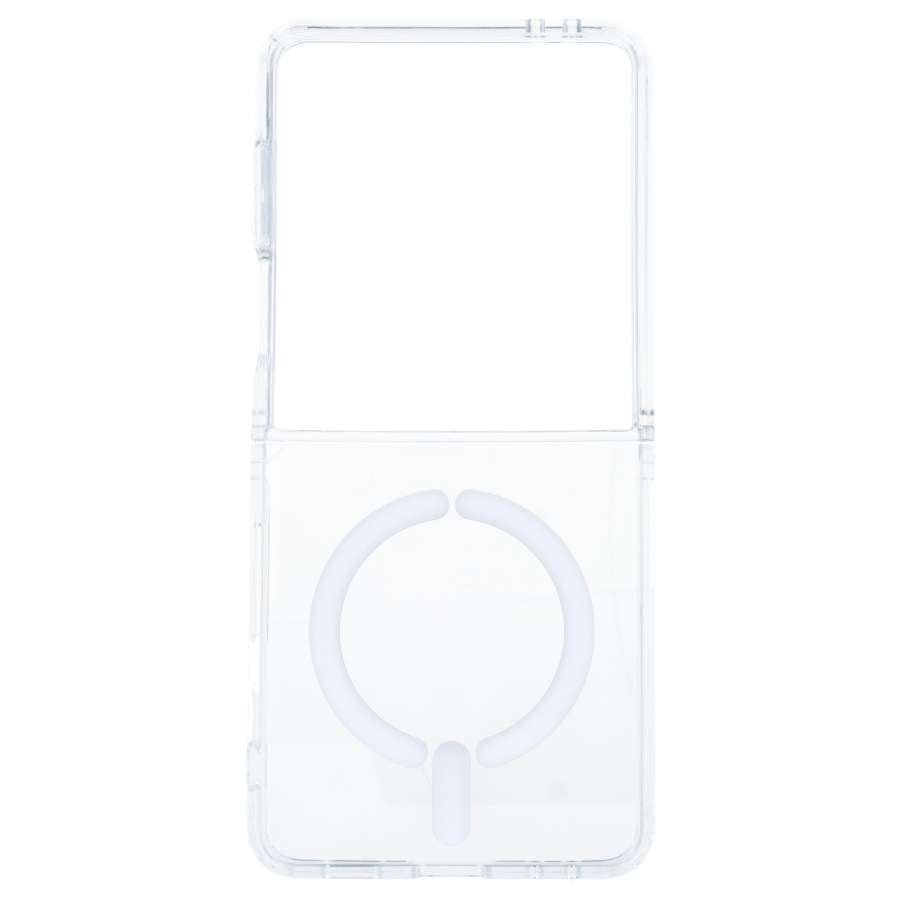 Coque transparente compatible MagSafe pour Samsung Galaxy Z Flip 7