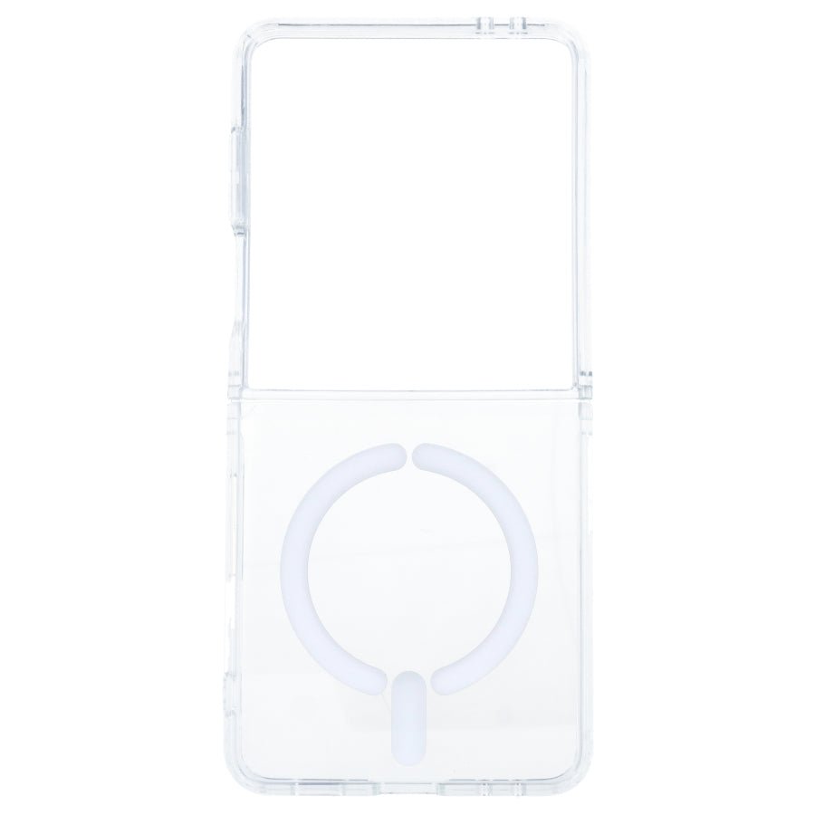 Coque transparente compatible MagSafe pour Samsung Galaxy Z Flip 7