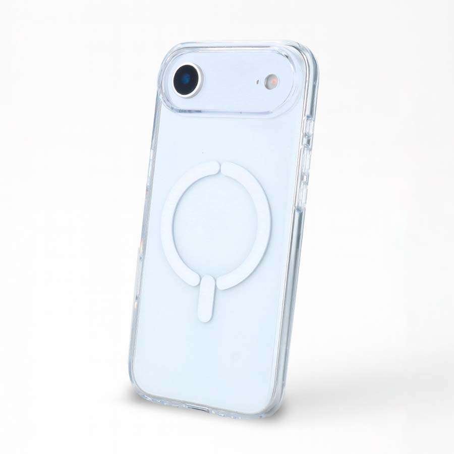 Coque transparente anti-jaunissement compatible MagSafe pour iPhone Air