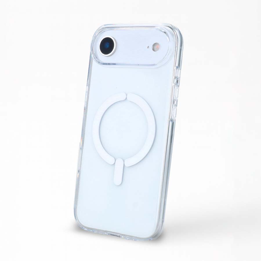 Coque transparente anti-jaunissement compatible MagSafe pour iPhone Air