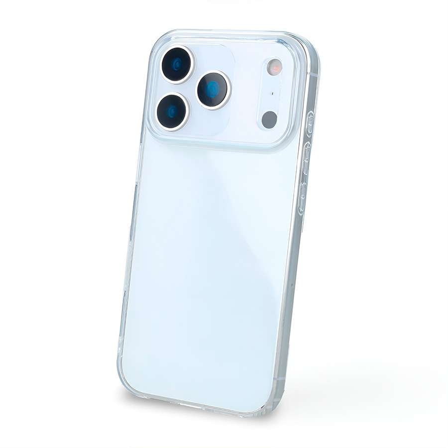 Coque en silicone transparente pour iPhone 17 Pro