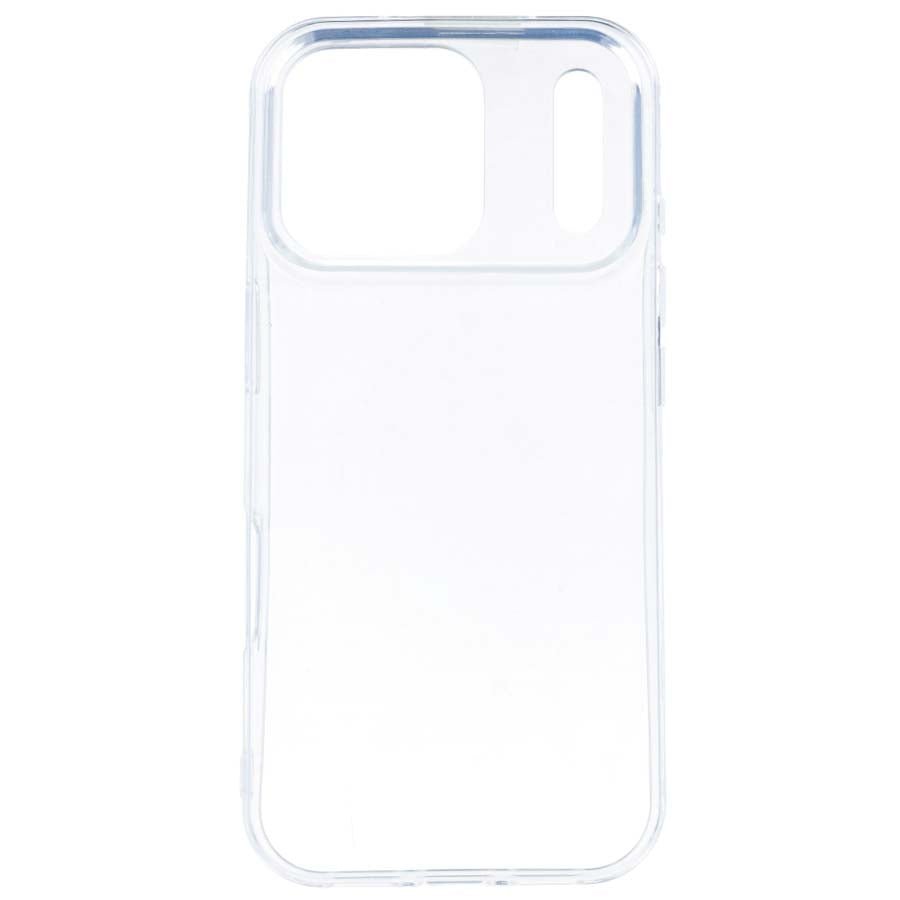 Coque en silicone transparente pour iPhone 17 Pro