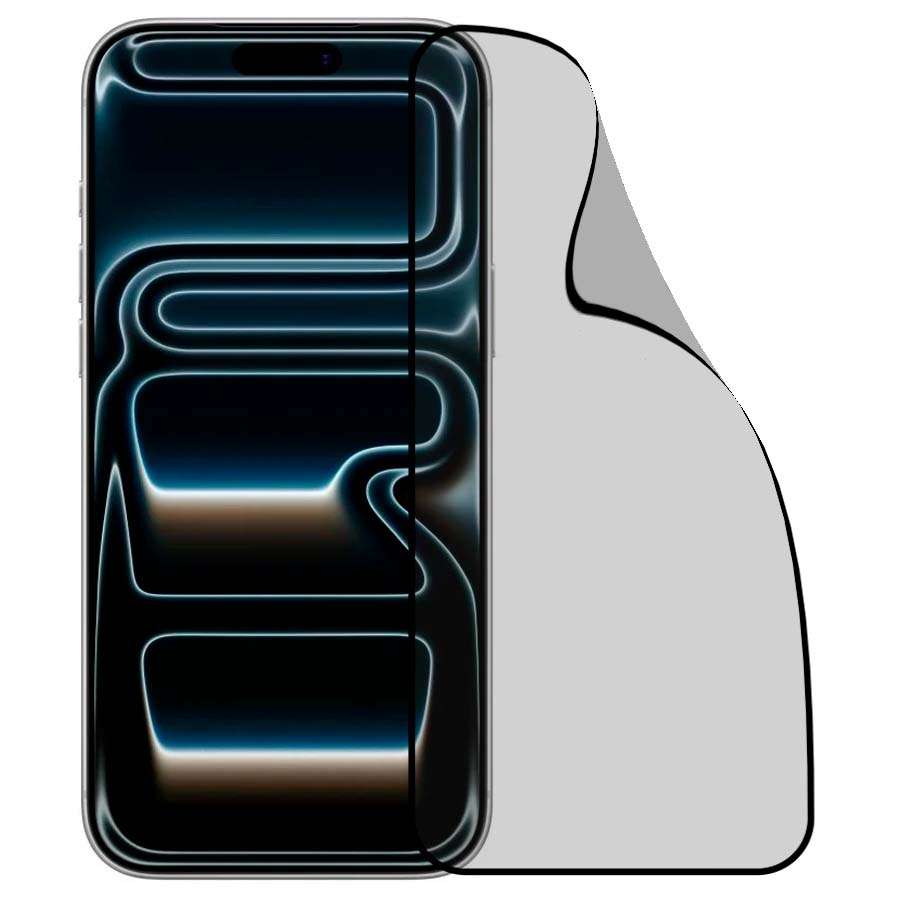 Verre trempé incassable anti-espion pour iPhone 17 Pro Max