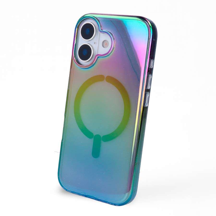 Coque à paillettes compatible MagSafe pour iPhone 17