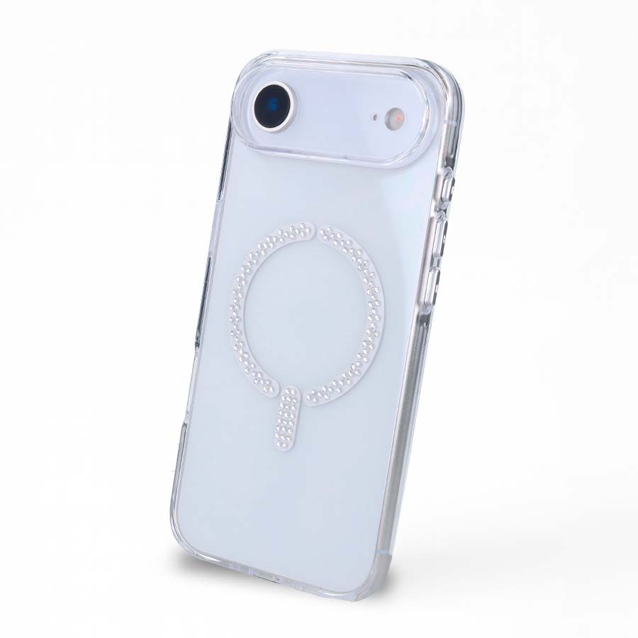 Coque Compatible MagSafe Anti-jaunissement à Paillettes pour iPhone Air
