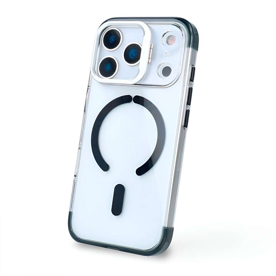 Coque Cam Holder Antijaunissement Compatible MagSafe pour iPhone 17 Pro Max