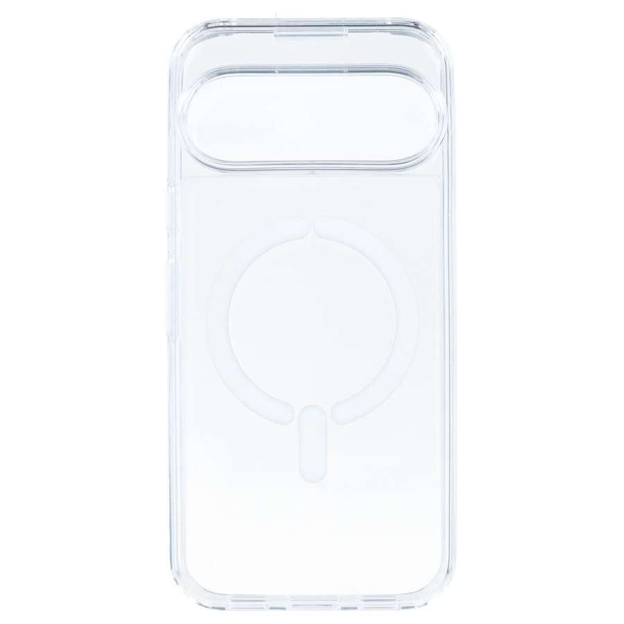 Étui transparent avec logo compatible Magsafe pour Google Pixel 10 Pro